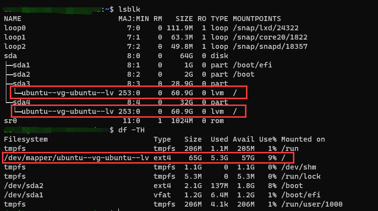 配置PVE虚拟机的时候，硬盘空间分配小了（客户机系统：Ubuntu Server）插图12