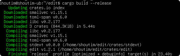 在主流的Linux发行版中安装微软Edit文本编辑器-软件2