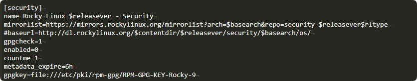 启用 Rocky Linux 的应急安全仓库和安全SIG仓库-软件1