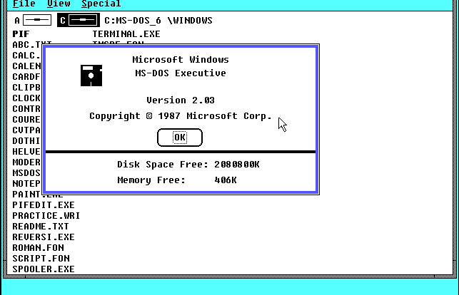Windows 2.03