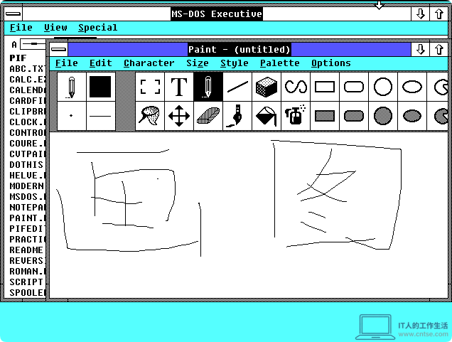 Windows 早期版本-Windows 2.03 图赏-软件2 Windows 早期版本-Windows 2.03 图赏-软件2