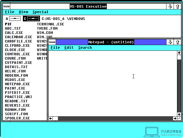 Windows 早期版本-Windows 2.03 图赏-软件4 Windows 早期版本-Windows 2.03 图赏-软件4